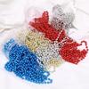 Creative Colored Bead Chain DIY Craft Christmas Decoration Bead String Decorative 5/10M Christmas Decoration Indoor Decoration