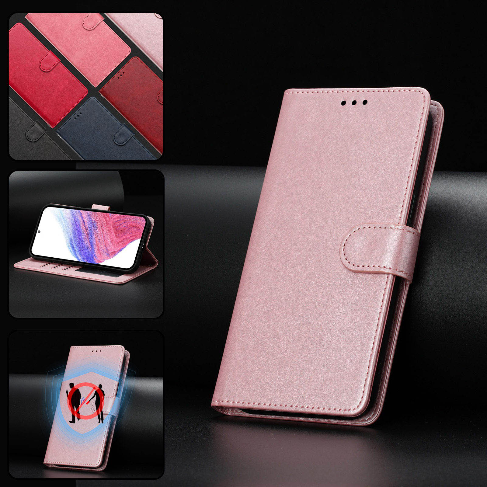 

Magnetic Luxury Leather Wallet Flip Case Shockproof Phone Cover For VIVO V60 Lite V50 Lite V50e V50 V40 Pro V40 SE V30 V29 vivo V60 Lite 5G