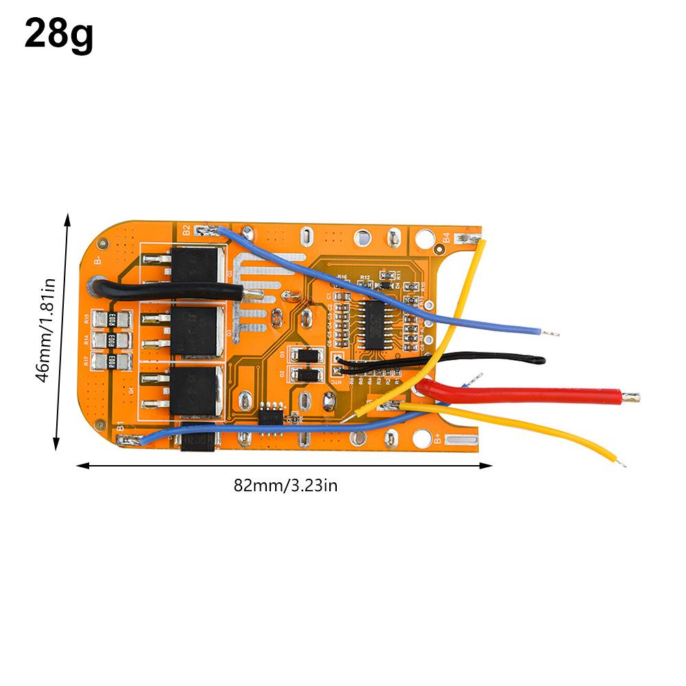 

5S 21V Lithium Battery Protection Board PCB 18650 Battery Charge Protection Board For Power Tool Accessories золотий