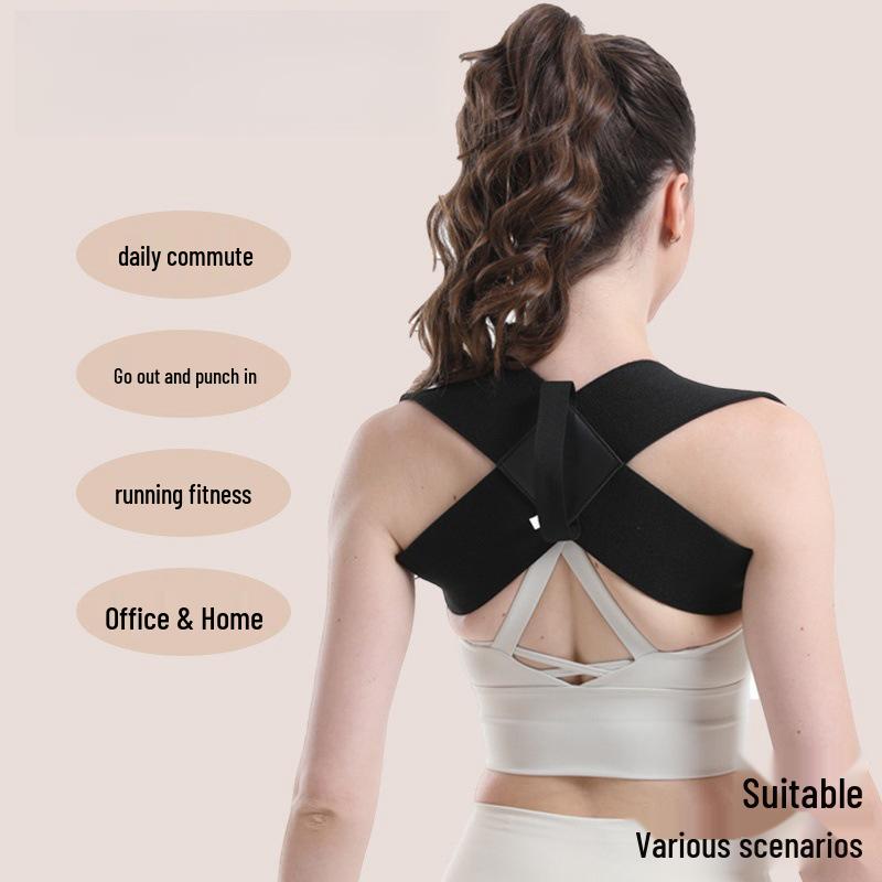 Star Style Posture Corrector: Adjustable Shoulder Support for Adults & Children, Hunchback Correction, Open Shoulder Strap for Improved Posture.