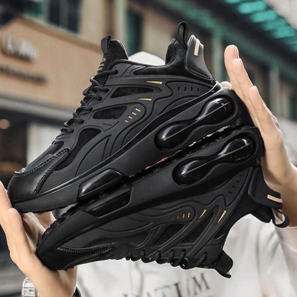 Men's 2025 Trendy Thick Sole Mesh Sneakers - Breathable, Versatile Casual Sports Shoes for Spring & Autumn