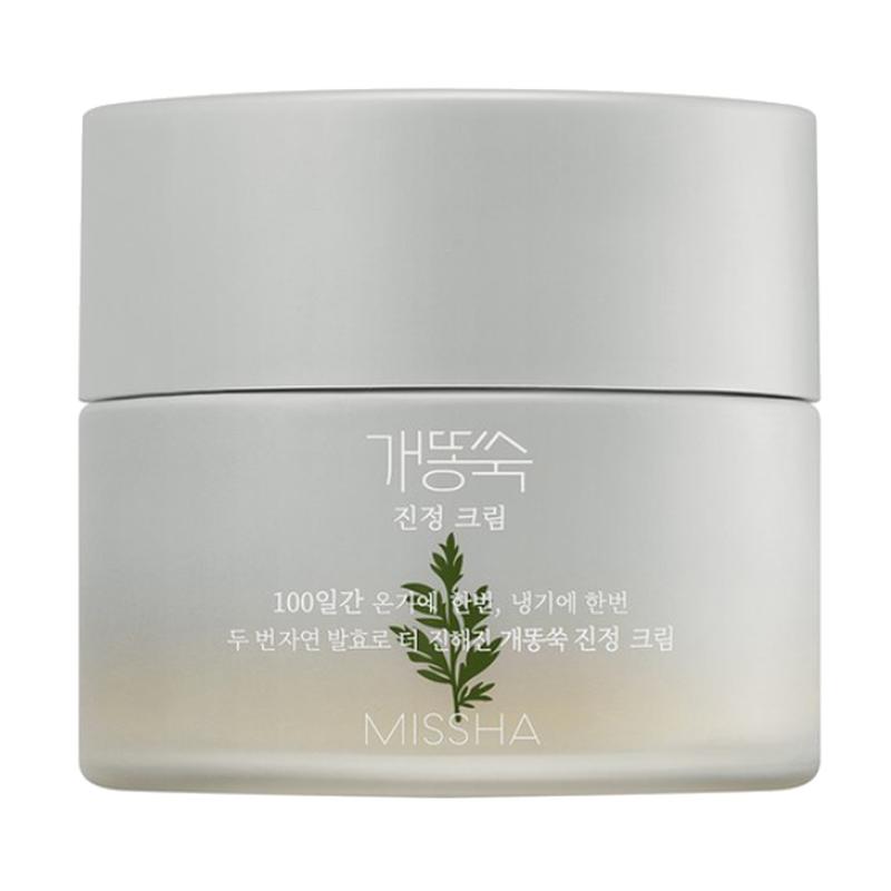 MISSHA Artemisia Calming Cream Soothing Hydrating Facial Moisturizer 50ml