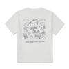 [Snowpeak] Regen Quick-Dry Camping Graphic Half-Sleeve T-shirt Off White (S26MUTTS54)