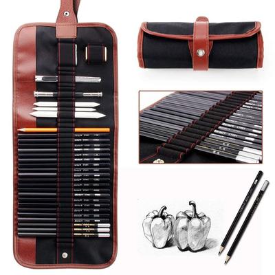 30pcs Drawing Beginner Sketch Set Charcoal Pencil Art Painting Sketch Stationery Set