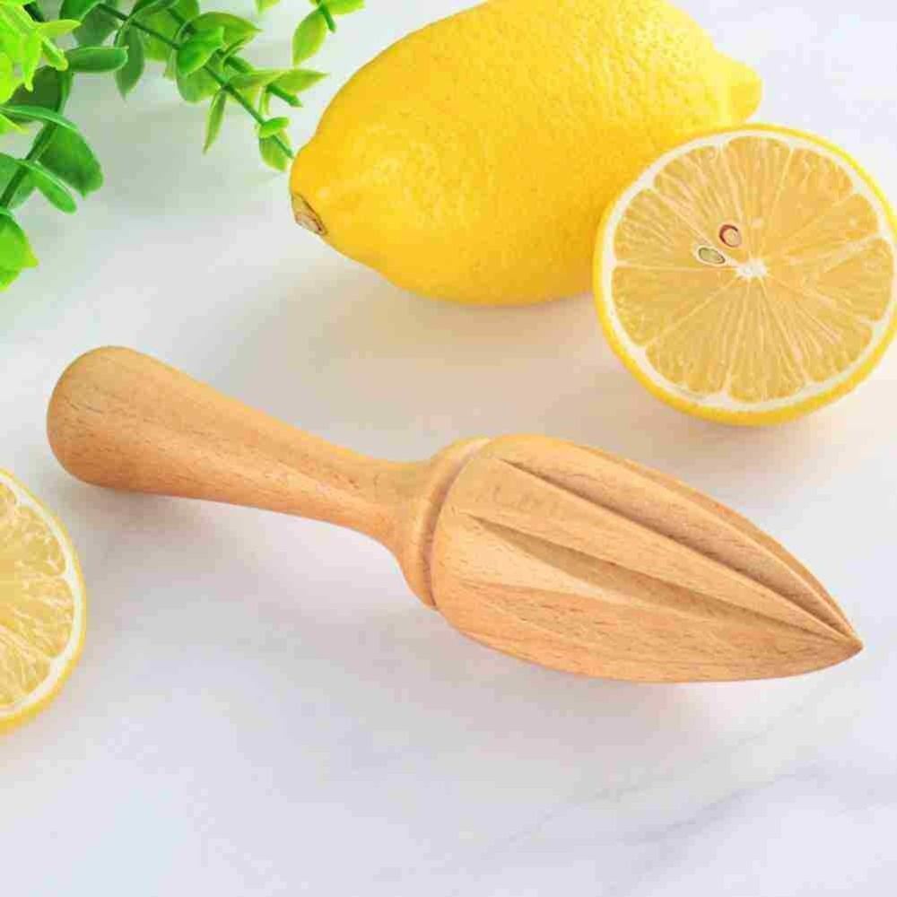 Wooden Press Cone Manual Juicer Log color Fruit Orange Juice Extractor Portable Beech Lemon Cone