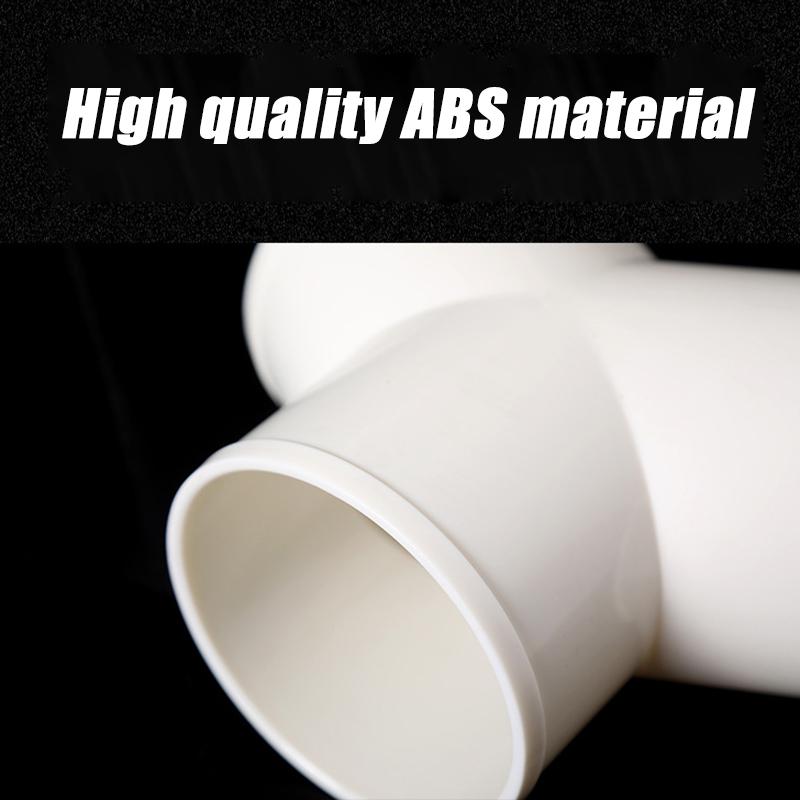 Y Piece 4Inch Duct Connector 3 Ways Splitter For Ventilation Tube - Abs 100Mm