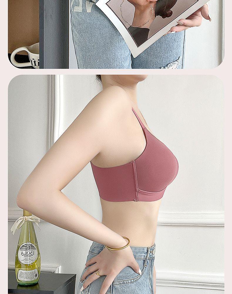 Seamless Wireless Japanese Triangle Cup Bra - Lightweight & Comfortable