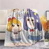 Pop Team Epic  Print Flannel Blanket, High quality Comfortable for All Seasons, Home Decor, Warmth and Comfort