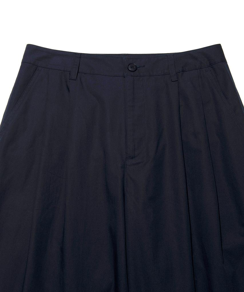 LEE Women'S Pintuck Wide Cotton Pants Navy