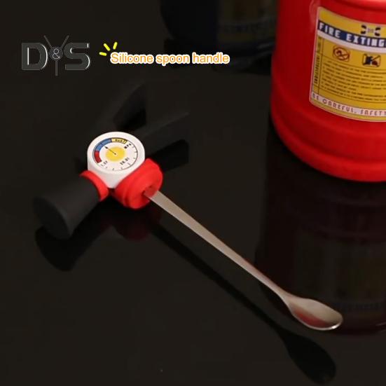 Coffee Cups Ceramic Tea Cup Flame Extinguisher Shaped Mug with Lid Spoon 400ml Hot Cold Drinks Milk Juice Beverage Mug Office Home Travel Gifts