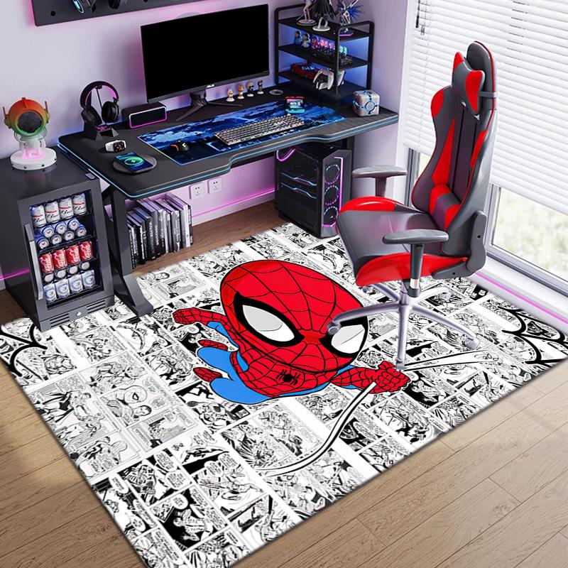 1PC Spider-Man Rug - home decoration Carpet For Living Room Bedroom Flooring Computer Chair Area Rug
