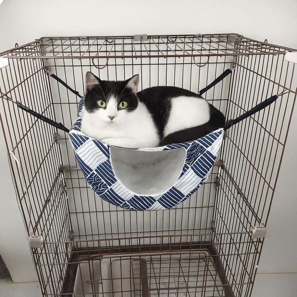 Breathable Kitten Swing Bed Sleeping House Cat Hanging Bed Cat Cage Hammock  Guinea Pig