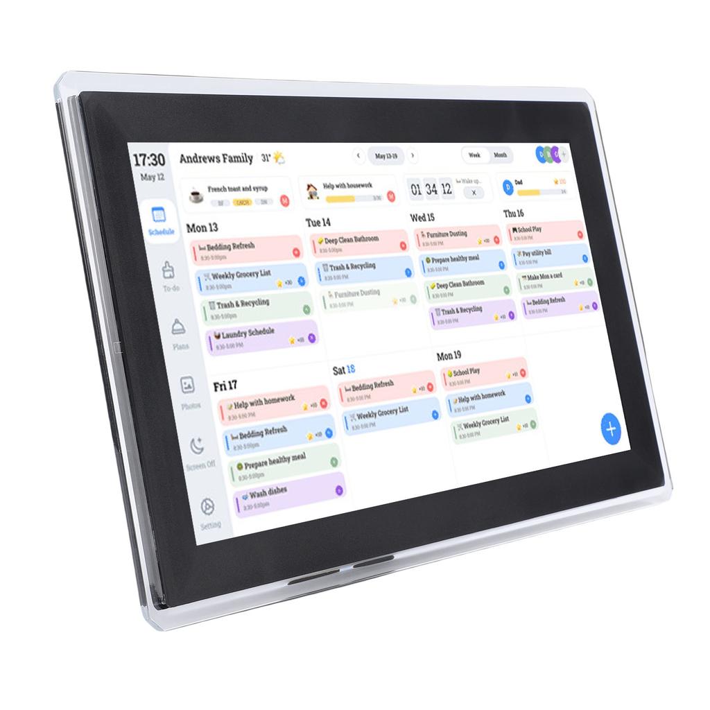 15.6 Inch WiFi Digital Calendar Chore Chart HD Touchscreen Interactive Display Smart Family Planner Digital Picture