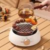 Round Shape BBQ Net Stainless Steel Air Fryer Rack Grilling Mat Baking Rack  Oven Use