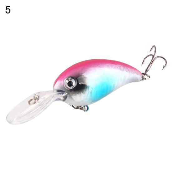 1 buc Crank 3D Eyes Nalucă de pescuit Momeală tare Bas Crankbait Ascuțit cârlig de pește