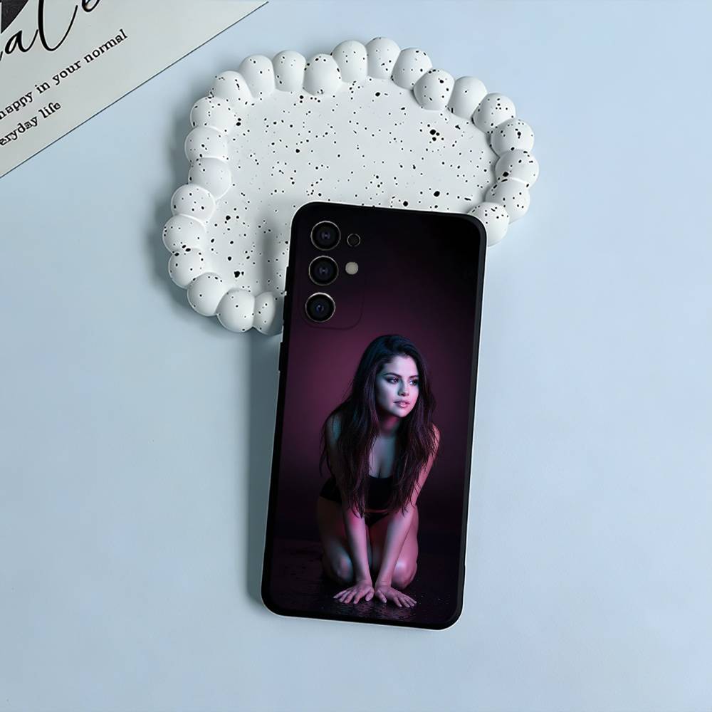 

Суперзвезда-Селена-Гомес Мягкий силиконовый чехол для Samsung S25, S24, S21, S22, S23, S30, Ultra, S20, Plus, FE, Lite-Черный Samsung S26