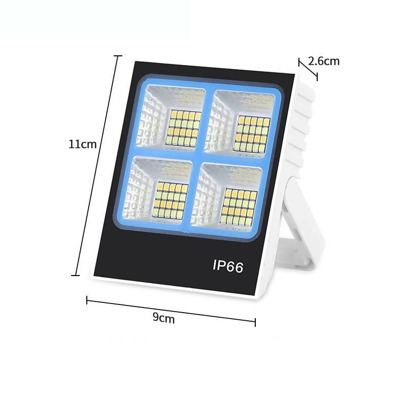 Led Charged Solar Outdoor Floodlight Bright Waterproof Magnetic Light Camping