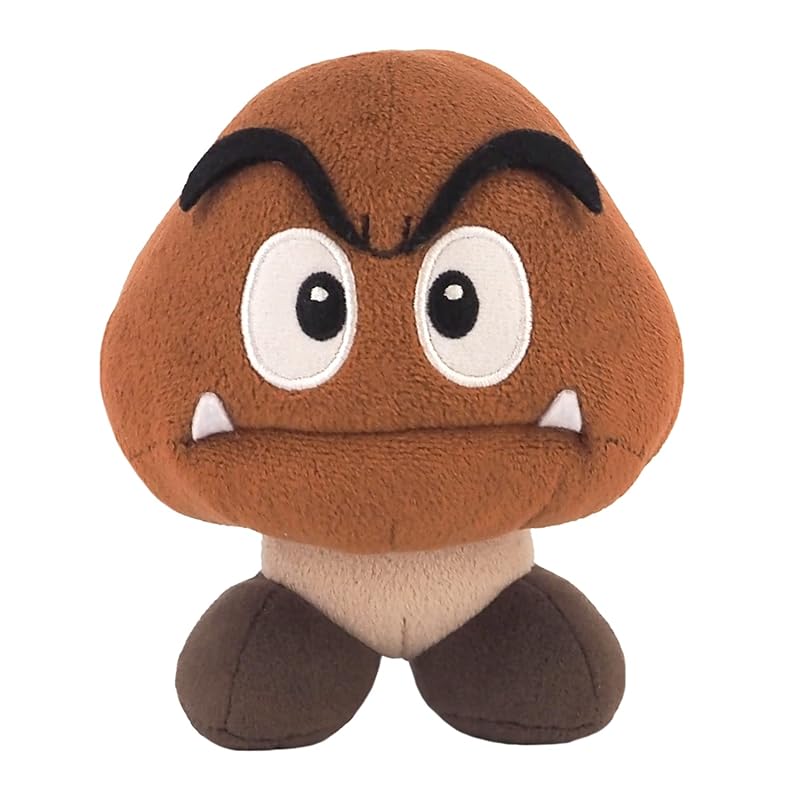 Sanei Boeki Super Mario ALL STAR COLLECTION Goomba (S) W11 x D10 x H13.5cm Plush Toy AC12