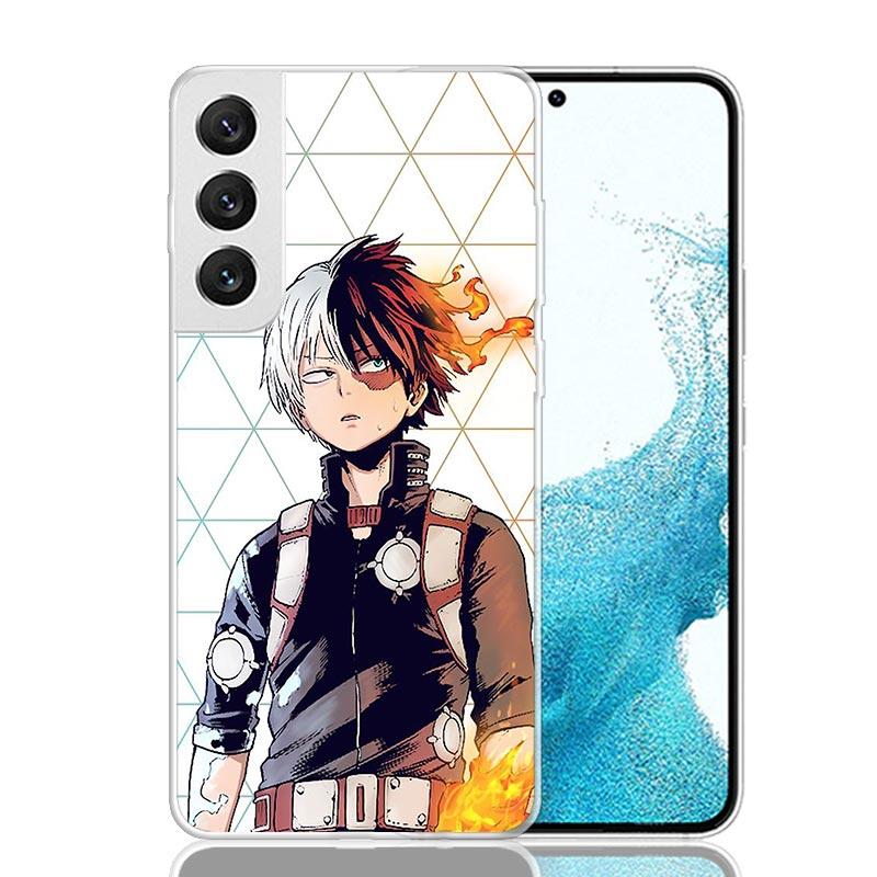 My Hero MHA Todoroki Shoto Phone Case For Samsung Galaxy S26 S25 Edge S24 S23 FE S22 Ultra S21 Plus S20 + Fundas Cover Coque Gal