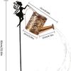 Angel Garden Outdoor Solar Courtyard Light - Copper Coin Kettle Design