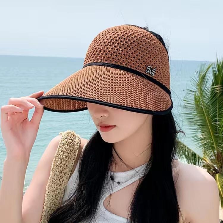 

Summer Sun Protection Wide Brim Hat With And Adjustable Fit For Outdoor Travel коричневый