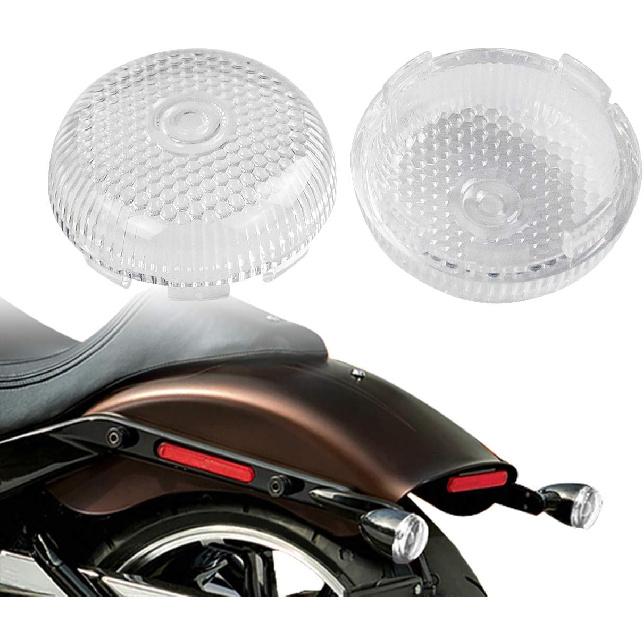 Motorcycle Bullet Turn Signal Light Lens Cover Fit For Harley Touring Road King Electra Glide Road Glide Street Glide Sportster Softail 2000-2025