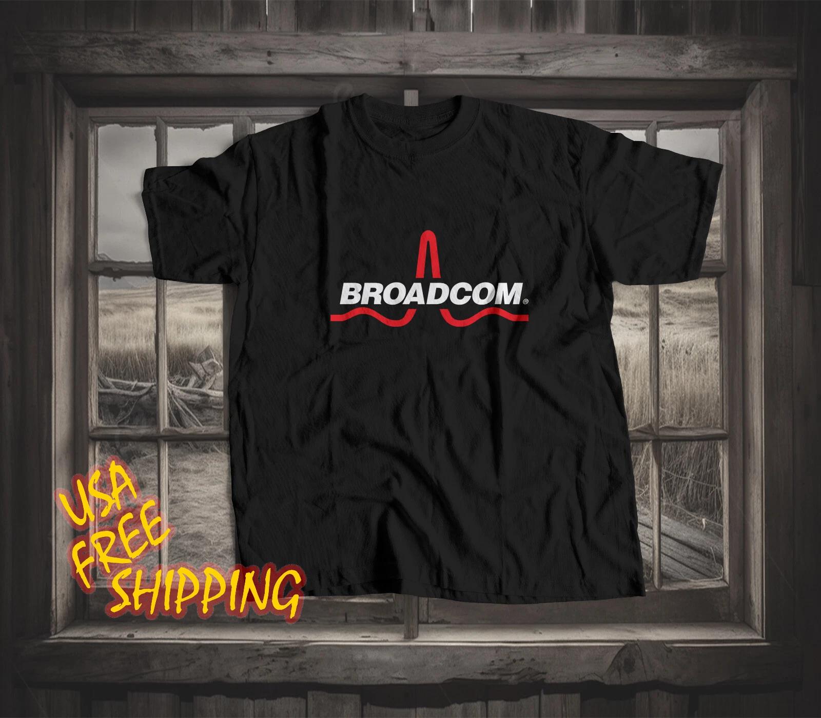 New Shirt Broadcom Connecting - Funny T-shirt Made In America S to 5XL XL