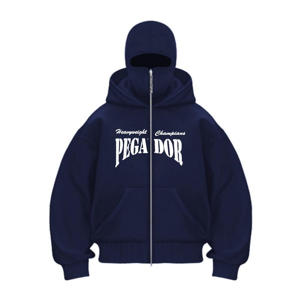 New Men's and Women's Casual Sportswear for Autumn and Winter with Hooded Face Mask Design and Warm Design