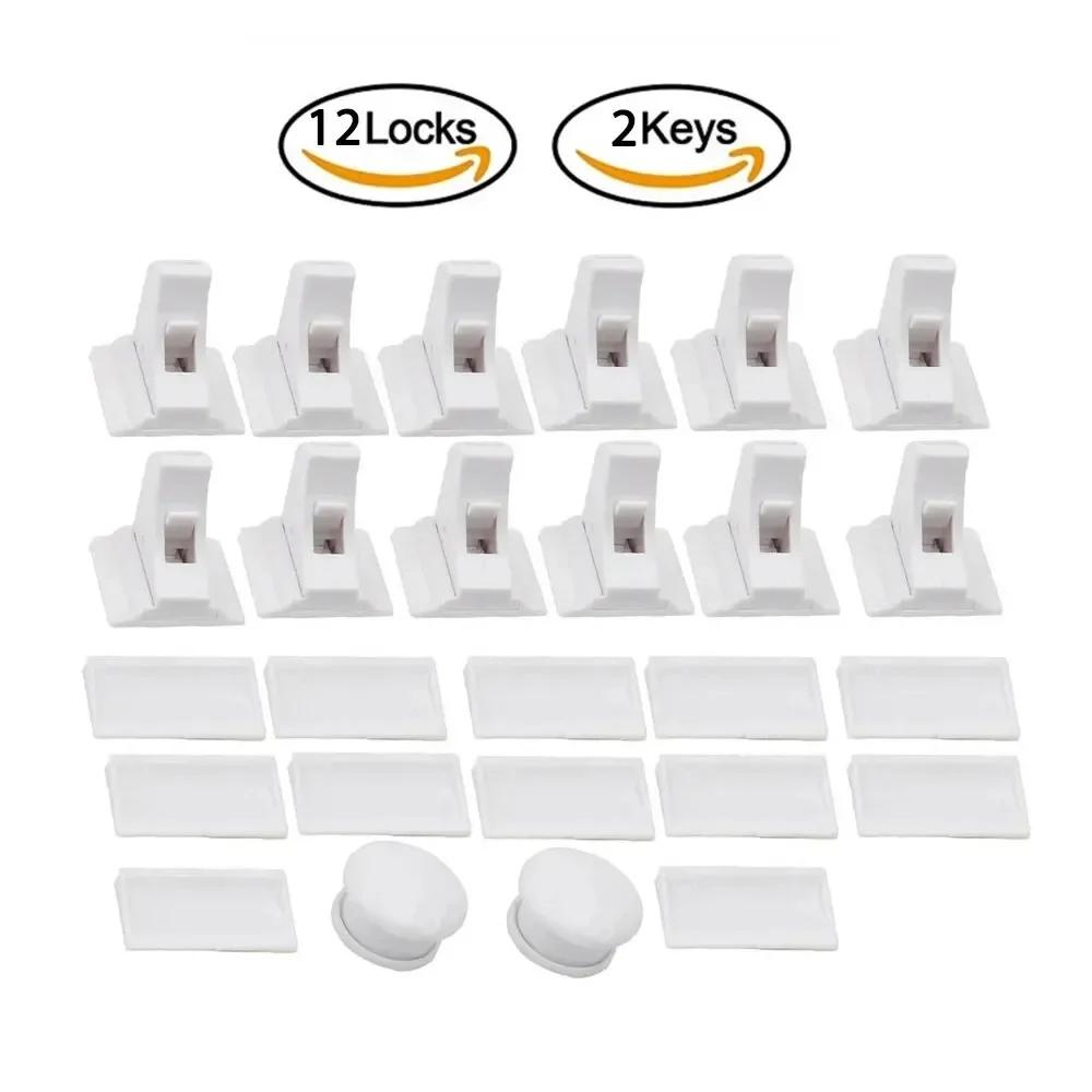 Magnetic Children's safe Lock  Keep Your Kids Safe with Ideal Drawer & Cabinet Door Safety For Babies Toddlers & Children