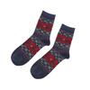 1 Pairs Deer Patterned Women Printed Thick Socks Suitable For Warm Soft Comfortable Christmas Stockings Autumn Winter Socks