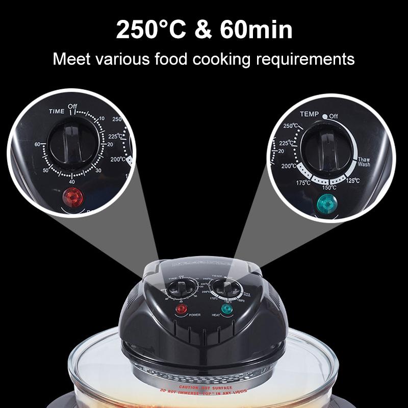 7L Multifunction Electric Frier Air Fryer 1110V / 220V Oven Roaster Chicken Oil-free Fryer Health Fryer Pizza Cooker Airfryer Accessories