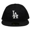 New Era TONAL SCRIPT 59FIFTY Cap, Unisex, Men's and Women's, Size 57.7 cm, Standard, Black [Parallel Import]