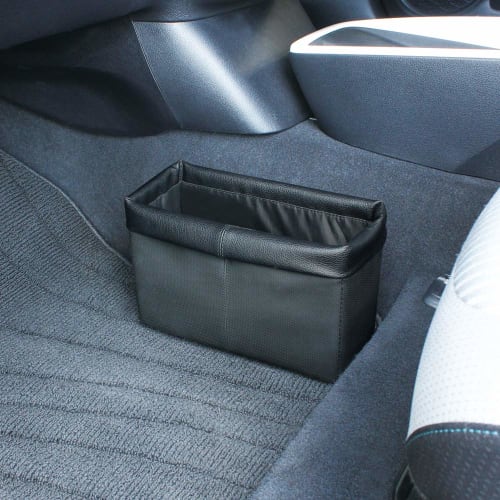 Tsuchiya Yac Car Interior Supplies Trash Can Soft Leather Dust ZE-44
