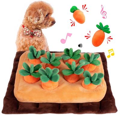 Karotten-Karottenernte YCYHHHW Nasenarbeit, pädagogisches Haustier, Hund, Mangel an Stress, Maßnahmen zur Verhinderung von Zerstörung des Hauses, Feld, Team, Matte, Spielzeug, Zubehör, Spielzeug,