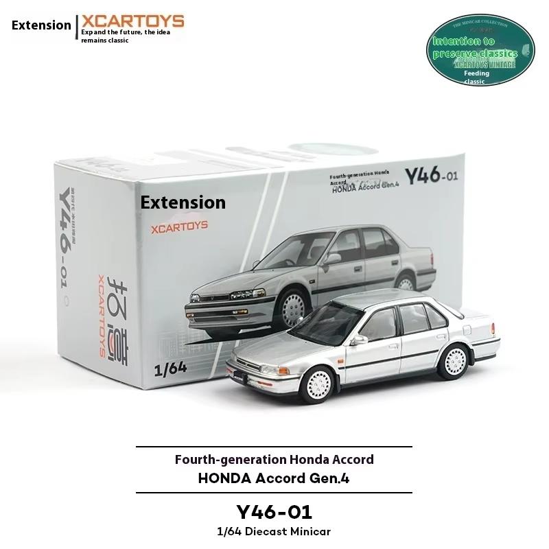 XCARTOYS Honda Accord Diecast Model Car 1:64 Scale - 4th 5th 6th Gen Classic Alloy Replica Collector's Gift for Car Enthusiasts