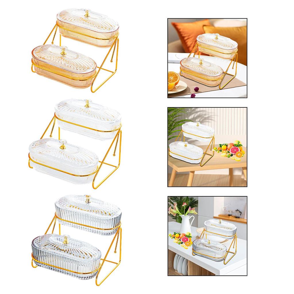 Dried Fruit Salad Plate Multi Use Nuts Tray for Candy Dried Fruits Appetizer
