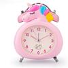 Kids Alarm Clock, Silent Clock With Night Light And Loud Alarm, Easy To Set, Battery Operated Cute Unicorn Double Bells Clock Decorative For Girls Stu