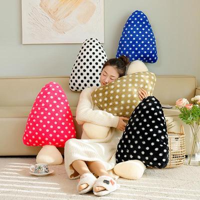 Colorful Mushroom Shaped Plush Toy Pillow for Girls