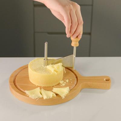 Cheese Shaver Wheel Stainless Steel With Handle Cheese Slicer Flower Maker Wheel For Chocolate Dessert Pastry Baking Home