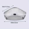 Sleek Sink Basket, 3.0KG Capacity, Polished Filter for Kitchen & Small Spaces.
