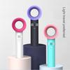 Bladeless Handheld Fan USB Rechargeable 3 Speeds Portable Fan with Stable Base Black