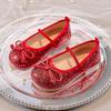 Mocassini Principessa Primavera/Autunno 2025: Scarpe Sequined con Suola Morbida e Elastico per Passerella e Spettacoli di Bambine