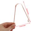 Pure Copper Tongue Scraper Cleaner Thick  Ayurvedic Dental Hygiene Oral Care