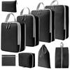 Travel Storage Organizer Set With Waterproof Polyester For Packing And Laundry