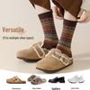Women's Retro Ethnic Style Mid-Calf Socks - Versatile, Trendy, Scrunched, Perfect for Birkenstocks In Autumn/Winter