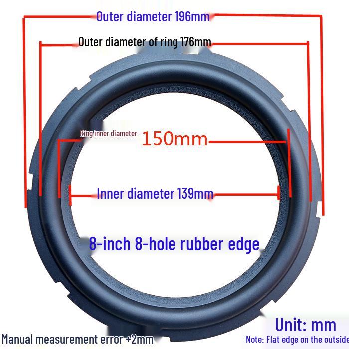 Speaker Repair Rubber Edge Ring - Replacement Folding Parts