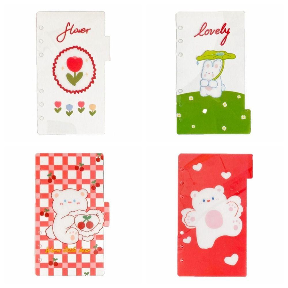 5Sheets A6 Loose-Leaf Notebook Refill Paper Refill Spiral Page Binder Indexing Cards  Stationery