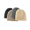 Cashmere Autumn and Winter New Unisex Thickened Comfortable and Warm Ear Protection Hemp Patterned Knitted Hat
