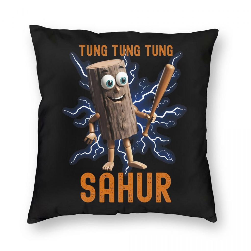 Tralalero Tralala Italian Brainrot Meme Pillowcase Printing Cushion Cover Gift Throw Pillow Case Cover Home Zippered Xcm