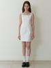 KINDABABY Basic Tension Mini Dress - Off White